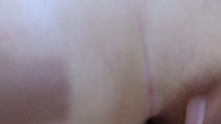 She loves to ride my cock with her anus while I record it