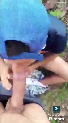 Emotional moment from "in the bush with my boyfriend"