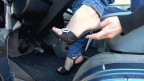Andrea's feet pumping pedals (FullHD)