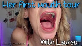 Her First Mouth Tour - Lauren Sophia - HD 720 MP4
