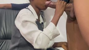 Tiny African Teen Fucked by Her Teacher in Uniform