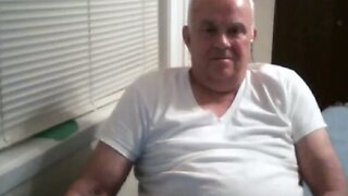 Experience Grandpa On Cam: Stroking His Hard Cock!