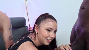 Latina beauty Kala Grey gets her tight ass pounded in DP