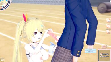 [Hentai Game Koikatsu! ]Have sex with Big tits Vtuber Hoshikawa Sara.3DCG Erotic Anime Video.