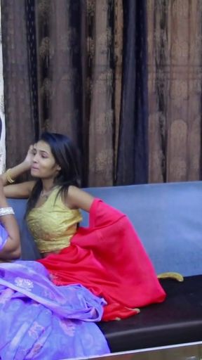 Nand bhabhi was having sex with a banana her friend saw it   Clip 2