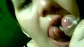 My Arab GF gives me the hottest blowjob of my life