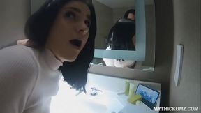Thicc 18+ teen cutie invites random guy for a quickie into her hotel room