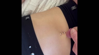 cumpilation cum on small tits