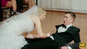Euro bride4k cheats on her groom with a lucky stranger