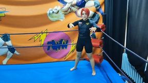 Super skilled girl wrestles