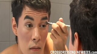 I like getting roughly fucked when I crossdress