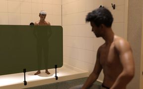 Str8 2 - My College Roommate Caught Me Staring at His Massive Cock in the Swoer Room