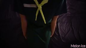 Thai scout seduces and cums with melon ice