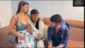 Couple is having a threesome