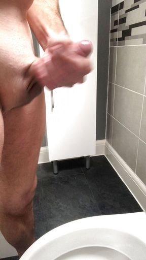 Me having a wank and cum shot.