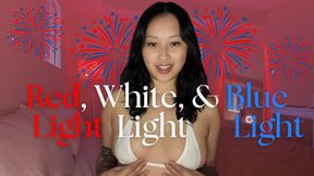 Red Light, White Light, Blue Light: JOI Game- Hosted by ObeyEnvyNow | Female Domination, FemDom, Asian, Jerk-Off Instructions, FemDom POV, Orgasm Control, Countdown, Flashing Tits, Masturbation, Edging, Goon, Stroke, Pump