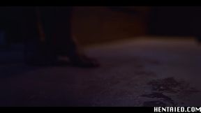 Hot brunette Kitana Lure gets a monster cock creampie
