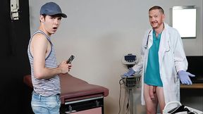 The Doctor Lures His Patient to Suck His Cock and Ride It - Unclebangs