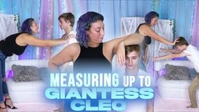 Measuring Up To Giantess Cleo UHD