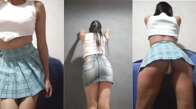 She wanted my come after flashing her short skirt in the paseo