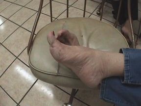 Mature BBW Everyday Barefoot