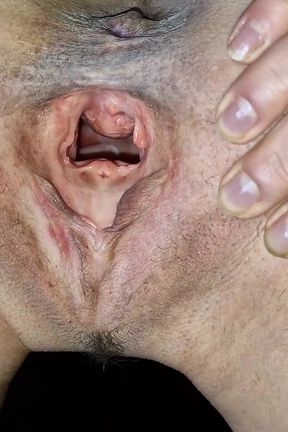 Spreading and Gaping My Pussy in Close up