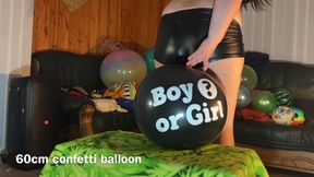 16 Different Types of Balloons Crushed by Bigbootylucys 100kgs! 2 Cameras with Slow-motion!