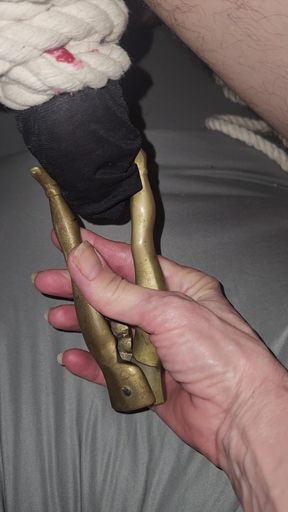 Goode Girl CBT a Nylon, Some Ropes and Ballbusting