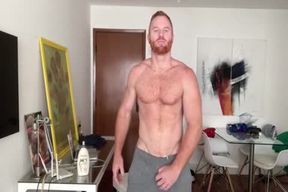 Fur covered Ginger Cub milking off