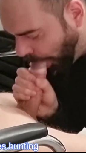 Epic moment from "Straight Lonely Security Worker Seduced"