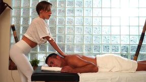 Oily Big Titty Massage Leads To Hand Job, Tit Job And Fucking