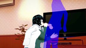 one punch-man hentai - fubuki blowjob - japanese asian manga anime game porn