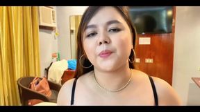 Solo Asian Dildo Ride