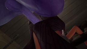 redhead elf has bsdm threesome sex in a dungeon - warcraft parody