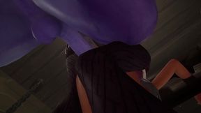 redhead elf has bsdm threesome sex in a dungeon - warcraft parody