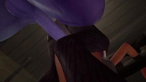 redhead elf has bsdm threesome sex in a dungeon - warcraft parody