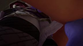 redhead elf has bsdm threesome sex in a dungeon - warcraft parody