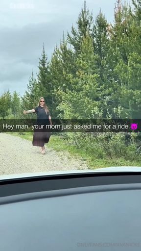 Busty mom seduces her son's big-titted bully classmate