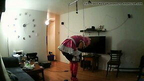 Sissy Sluts Self Bondage Suspension