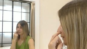You picking your nose in a mirror, this way, the viewer you would have two angles MP4 HD 720p