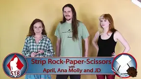 Steamy strip rock-paper-scissors leads to naked fun