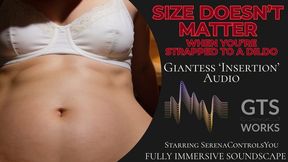 Size Doesn't Matter When You're Strapped to a Dildo by GTS Works (MP4)