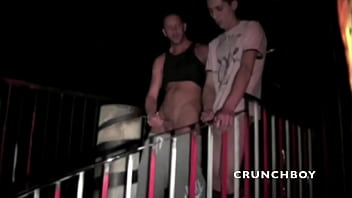 sex with 3 badboys in backromm