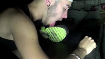 french twink fucked in the night exhibn by his friend