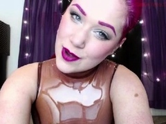 Amateur striptease and Solo masturbation