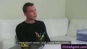 Casting agent tests clients cock with pussy