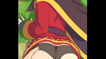 Megumin sexy cum in pussy