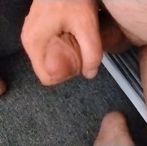Grandpa wanking edging and cumming