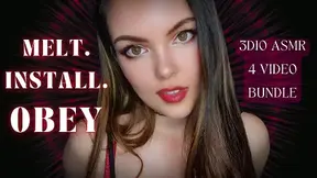 MELT. INSTALL. OBEY. (4 Video Bundle ASMR)