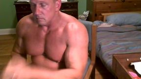 Daddy Jerks Himself and Sits on a Toy